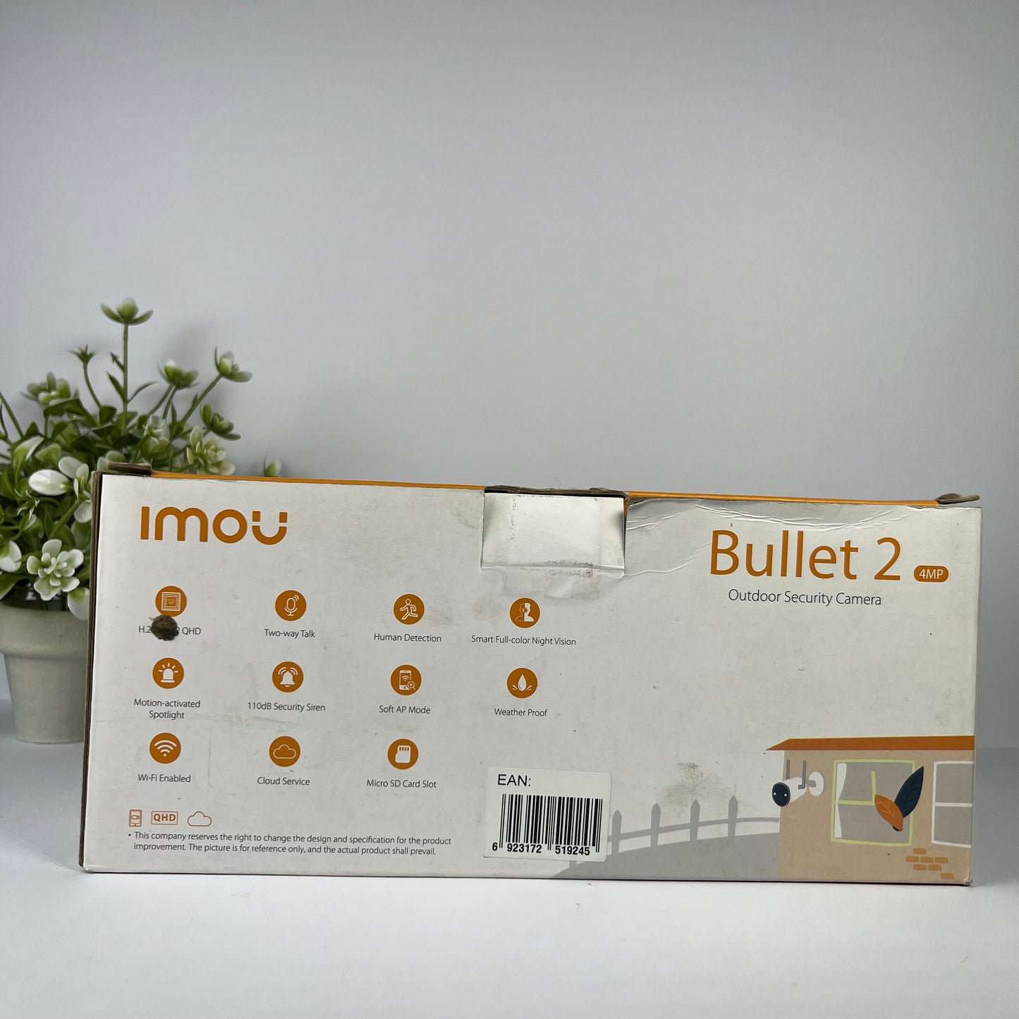 IMOU Bullet 2 4MP 2K Outdoor Camera | Color Night Vision | Spotlight | Siren