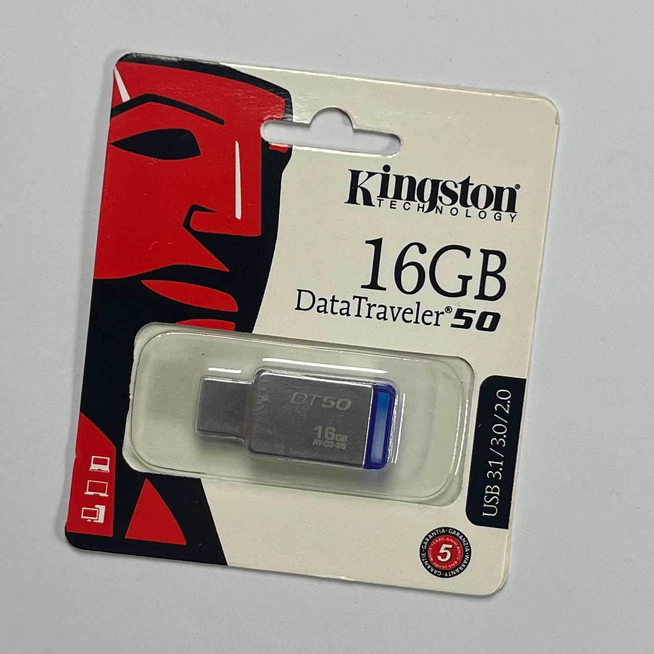 Kingston 16GB USB 2.0 Flash Drive | Pen Drive | 6 Months Warranty | Portable Storage for PC, Laptop & TV