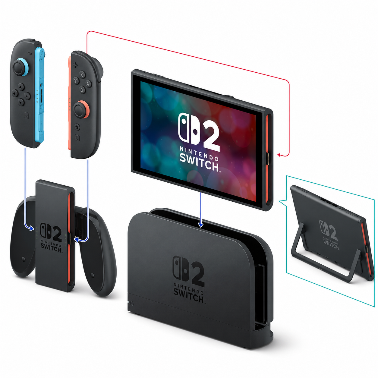 Nintendo Switch 2 Gaming Console | Next-Generation Hybrid Handheld & TV Gaming System
