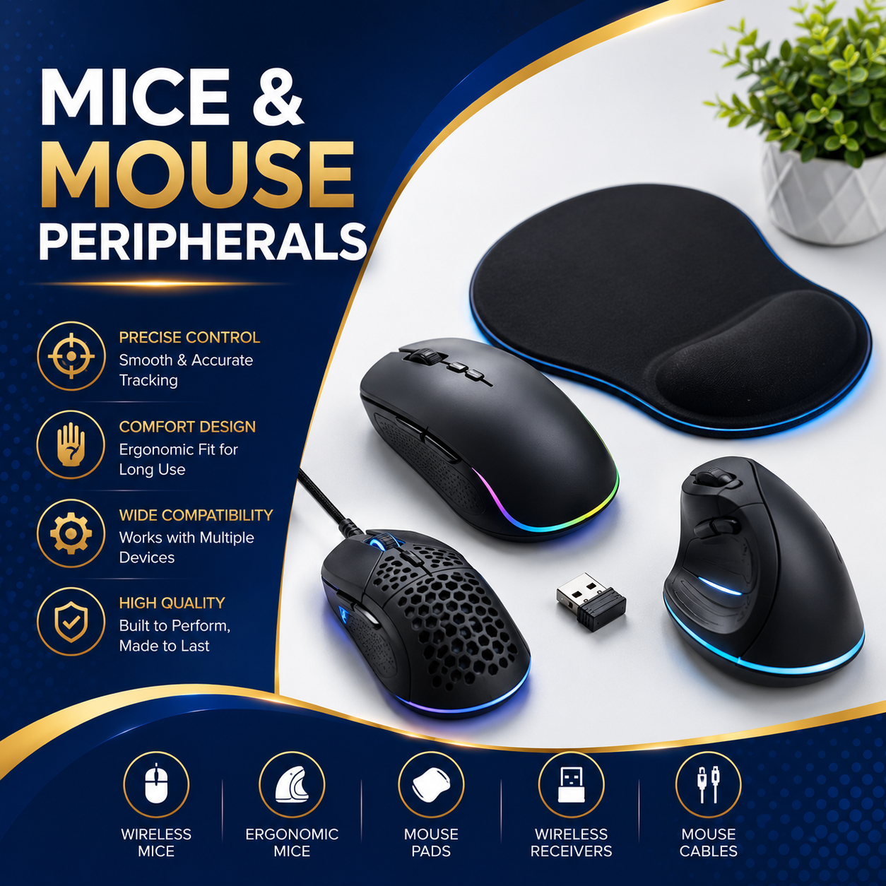 Mice & Mouse Peripherals