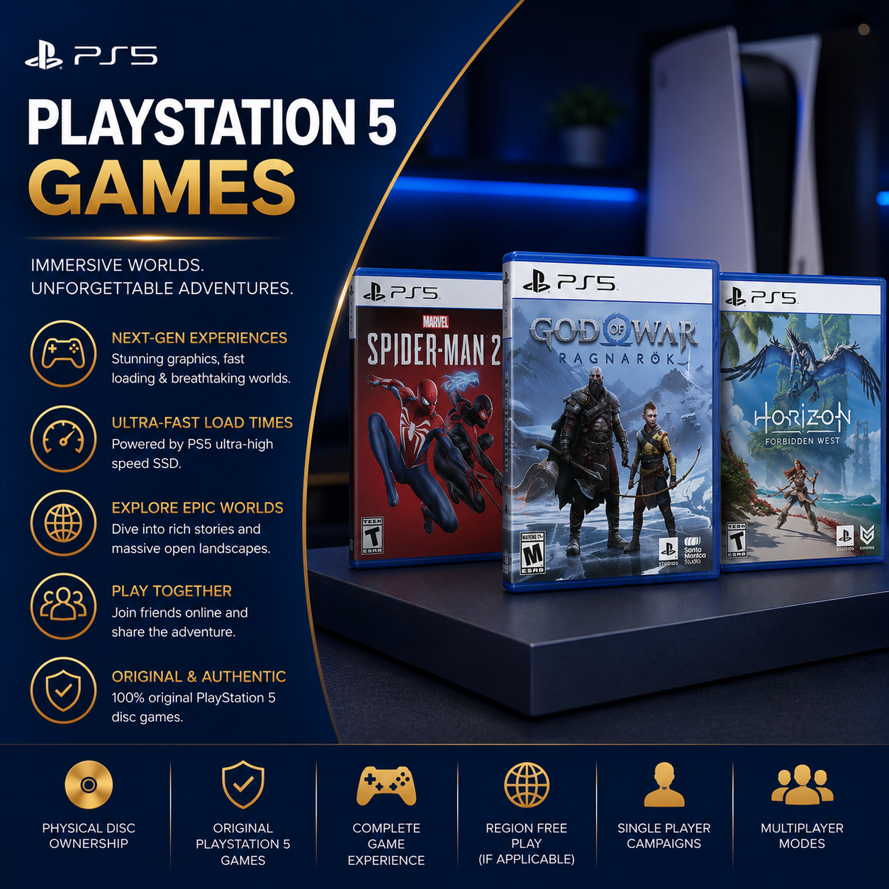 Playstation 5 dvd's