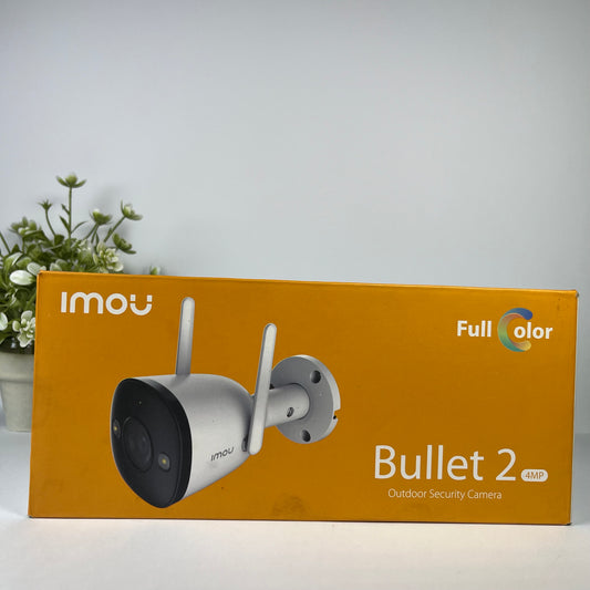 IMOU Bullet 2 4MP 2K Outdoor Camera | Color Night Vision | Spotlight | Siren