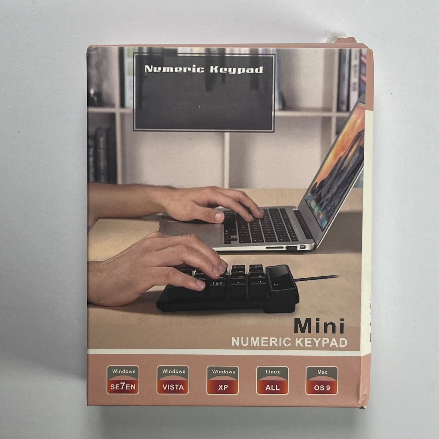 Wireless Numeric Keypad Numpad | 19-Key External Number Pad | 2.4GHz USB Receiver for Laptop & PC