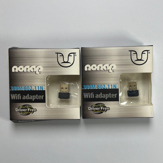 Nano WiFi USB Adapter 300Mbps | 802.11n | Plug & Play | PC & Laptop