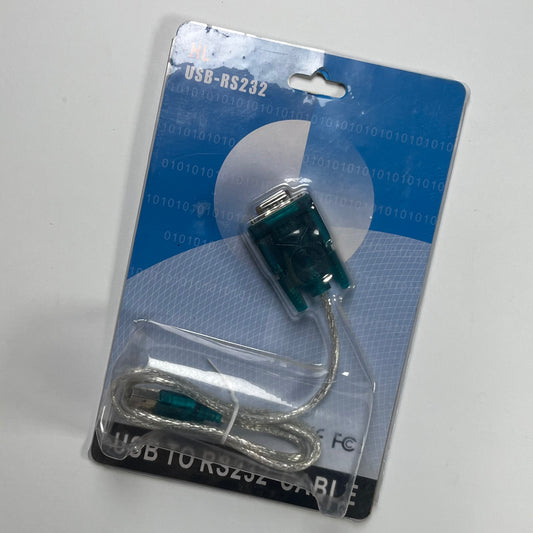 USB to RS232 Serial Adapter Cable | DB9 Converter | PLC, Industrial & Device Programming Cable