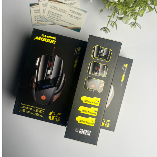 G5 Wired Gaming Mouse | RGB LED Backlight | High DPI Optical Sensor | Ergonomic USB Gaming Mouse for PC & Laptop