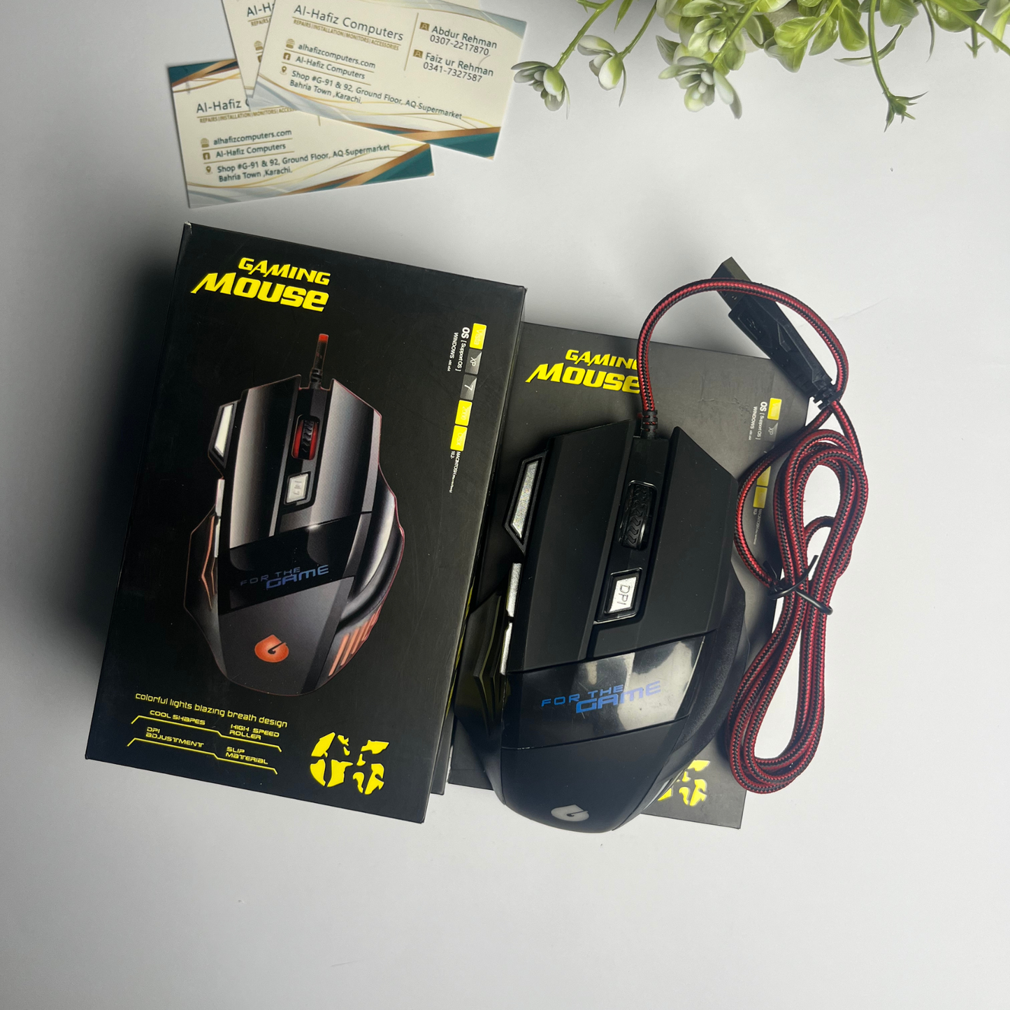 G5 Wired Gaming Mouse | RGB LED Backlight | High DPI Optical Sensor | Ergonomic USB Gaming Mouse for PC & Laptop