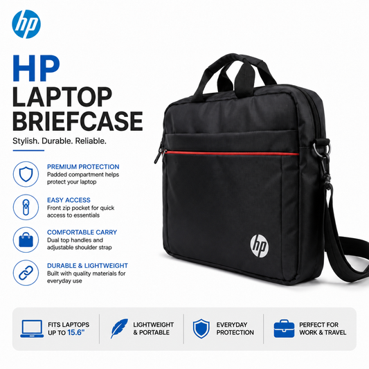 Hp Laptop Briefcase Bag New